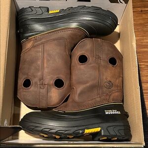 Georgia Boot Muddog 2 Brown and Black Work Water Proof Boots